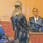 Photo: Prosecutor Madison Smizer questions to the special agent of national security investigations Gerard Gannon in Sean "Diddy" Combs sex trafficking trial in New York City, May 20, 2025.