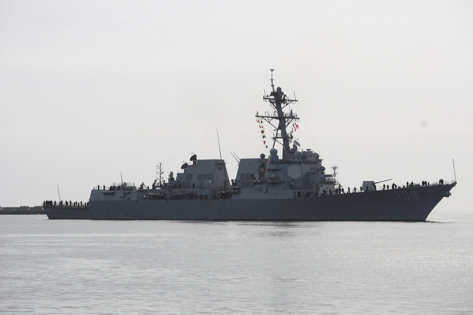 Photo: Uss Jasson Dunham Destroyer Visit Gdynia Port, Poland