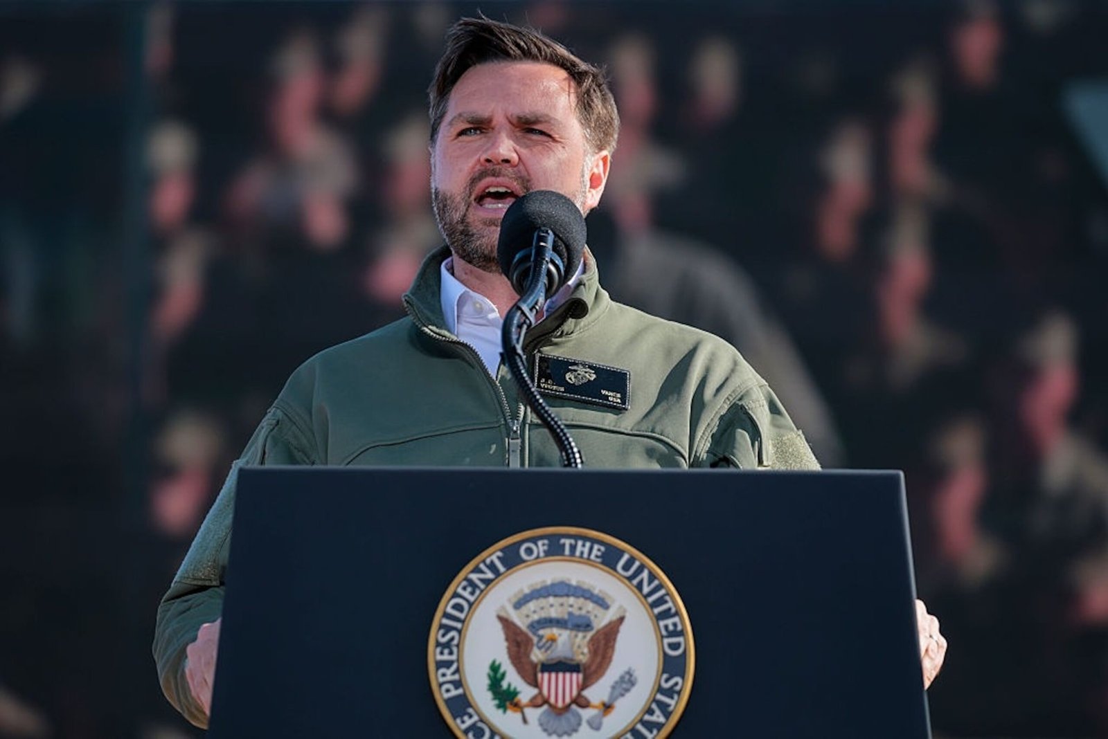 PHOTO: Vice President JD Vance leads United States Marine Corps 250th celebration