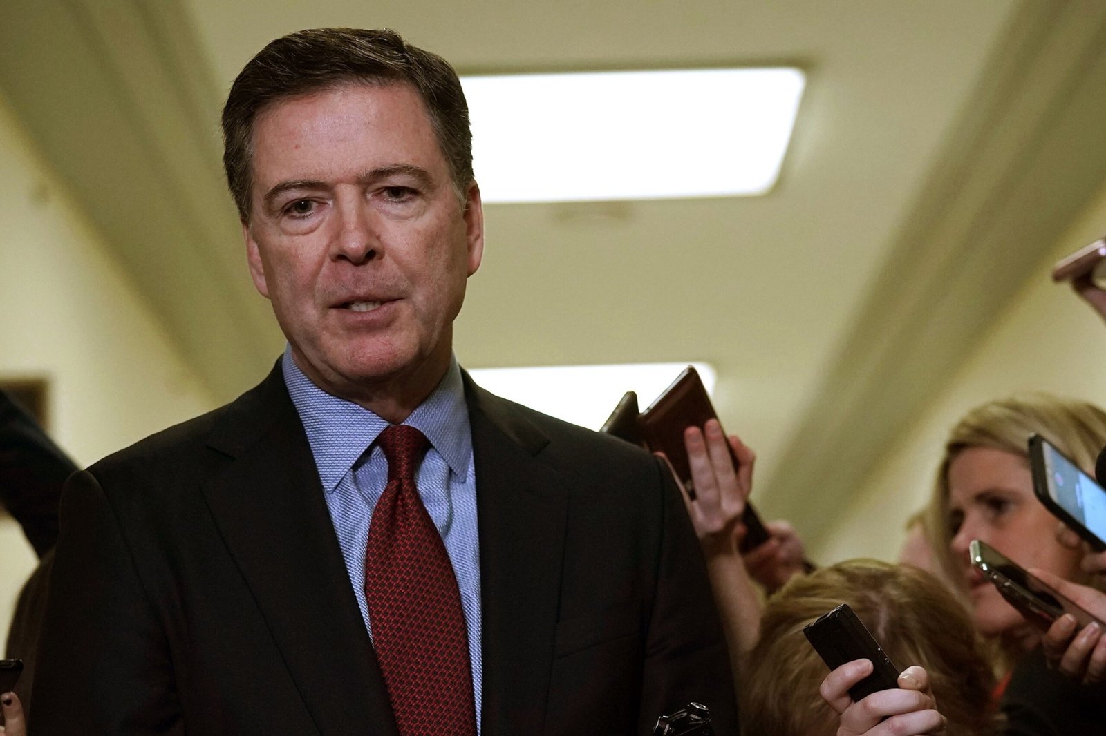 The former director of FBI James Comey declares himself innocent in his first appearance before the court
