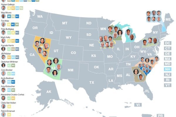 2028 presidential hopefuls flock to key battleground states: where have they traveled?