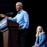 Barack Obama and Kamala Harris campaign for Democrats, while Donald Trump's political operation invests in participation