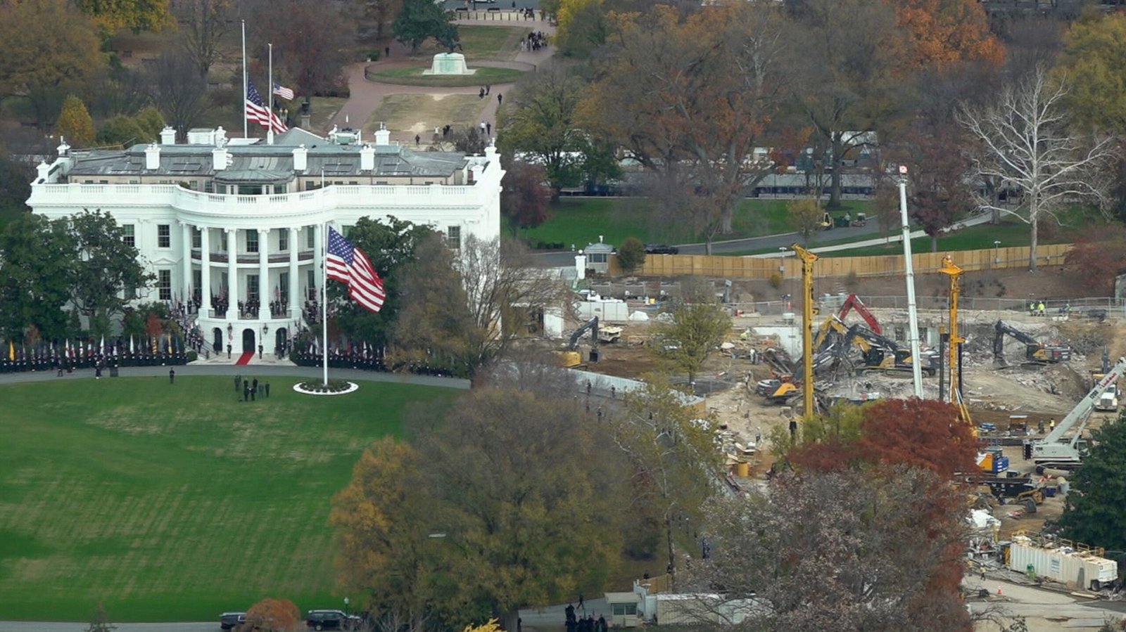New images show the East Wing of the White House torn down for a $300 million ballroom